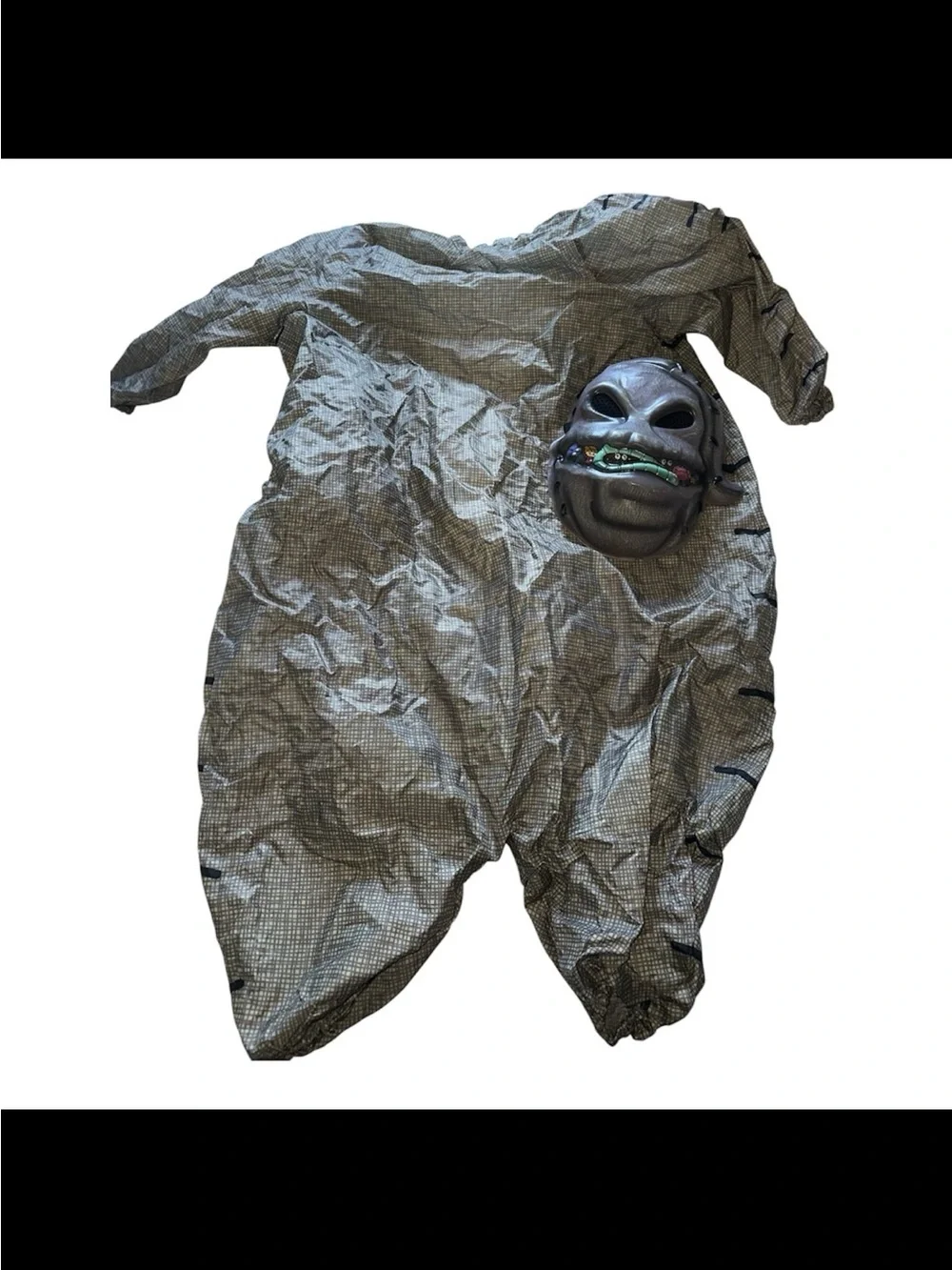 Disney Oogie Boogie Child Standard 2 Piece
Costume W/inflatable Jumpsuit w/ Mask - Picture 8 of 11